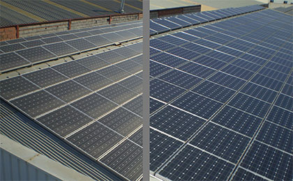 Limpieza de placas solares